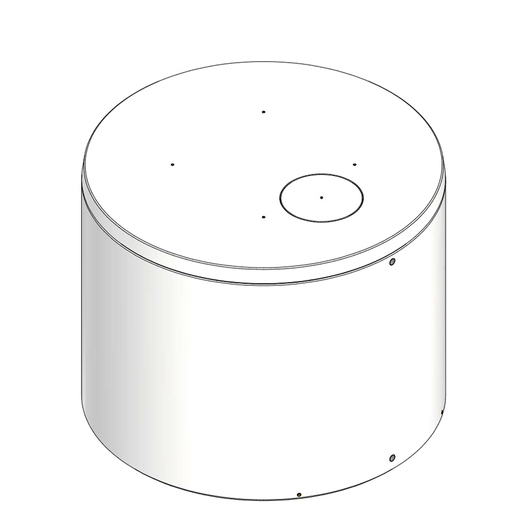 Depósito cilindrico 12,5 m³ a nivel ó enterrado