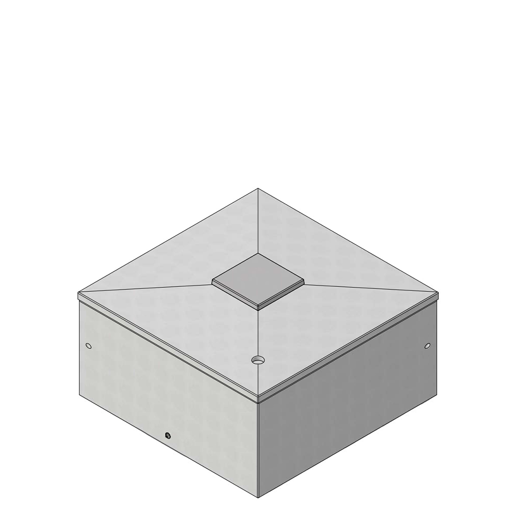 Depósito cúbico 5 m³ a nivel ó enterrado con tape