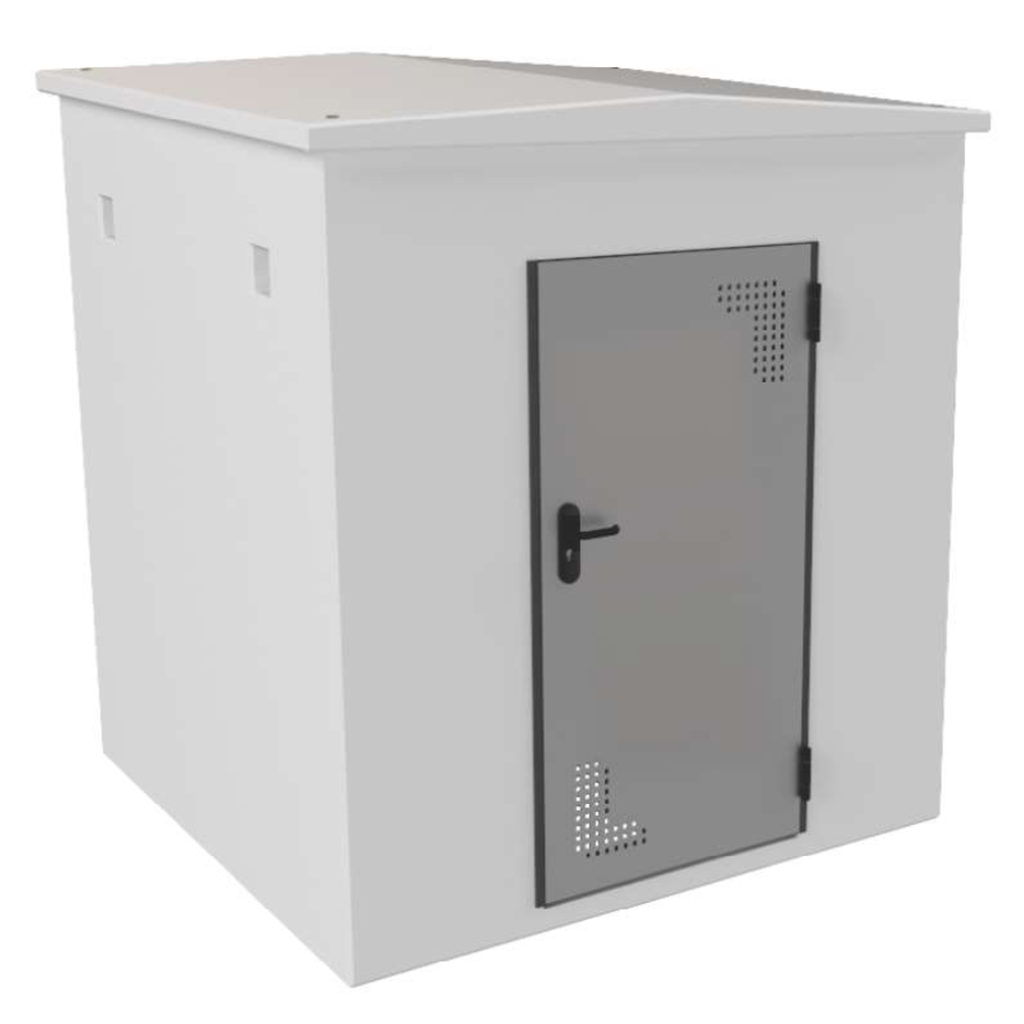 Caseta monoblock 2,00x2,00 m cub. plana