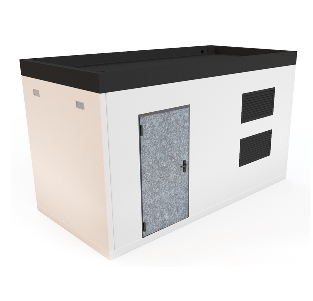[V8PD75X25] Caseta H.A. 7,50x2,50x2,50 m Cubierta plana