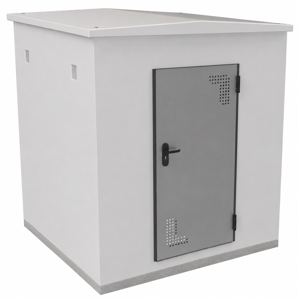 [V8MA22LL1] Caseta monoblock 2,00x2,00 m cub. 2 aguas con solera