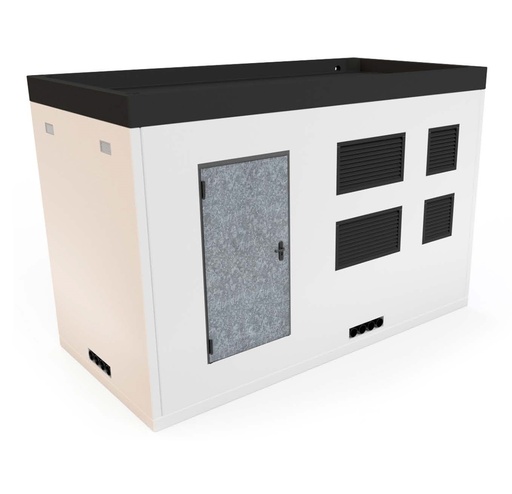 [V8PE70X25] Caseta H.A. 7,00x2,50x2,90 m Cubierta plana