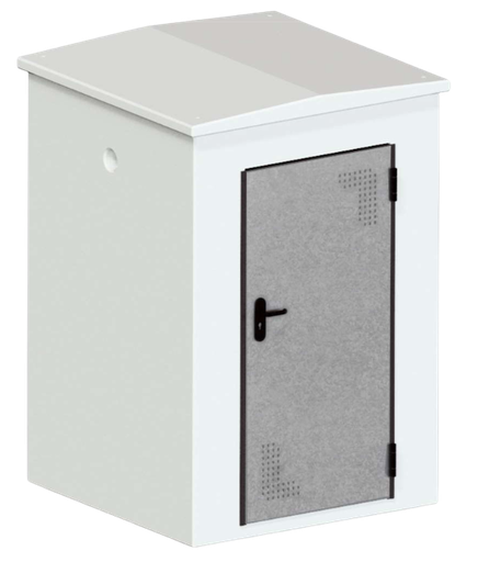 [V8MP15L01] Caseta monoblock 1,46x1,46 m cub. 2 aguas